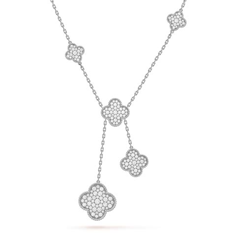 Van cleef magic alhambra necklace